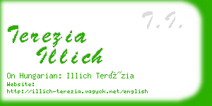 terezia illich business card